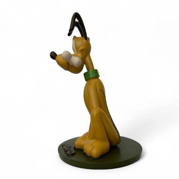 RARE Disney Epcot Pluto Statue with Bone "Good Boy" Figurine - Picture 10 of 12
